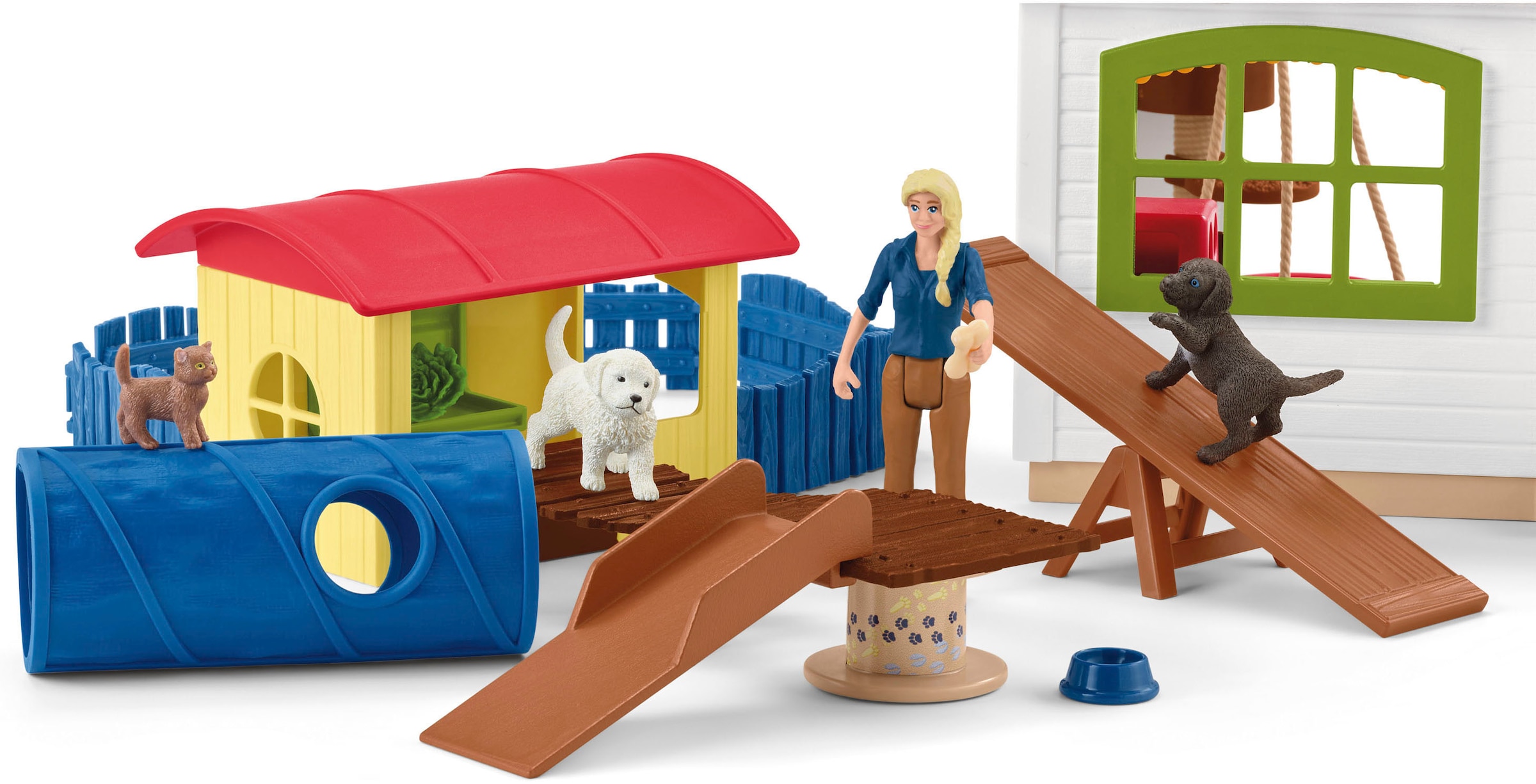Schleich® Spielwelt »FARM WORLD, Tierhotel (42607)« Made in Europe