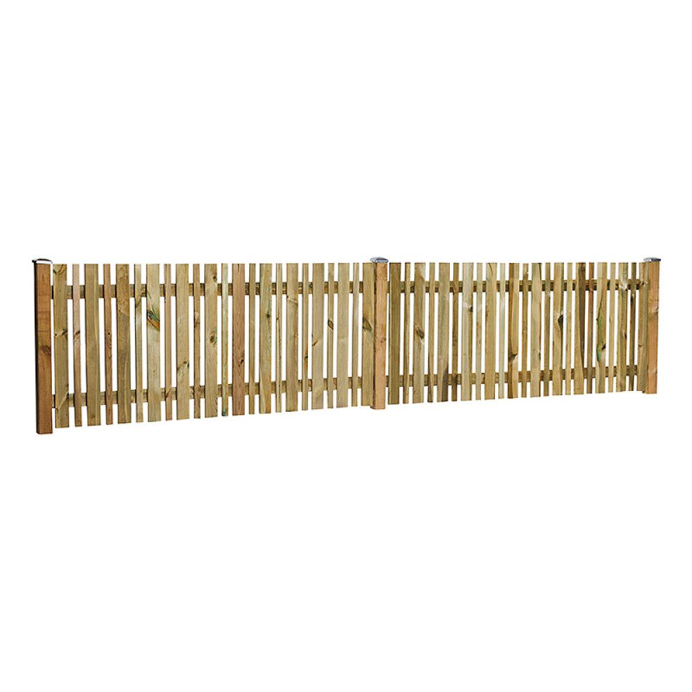 STAKETT NORDIC FENCE SENSE TRYKKIMPREGNERT 180X80 CM
