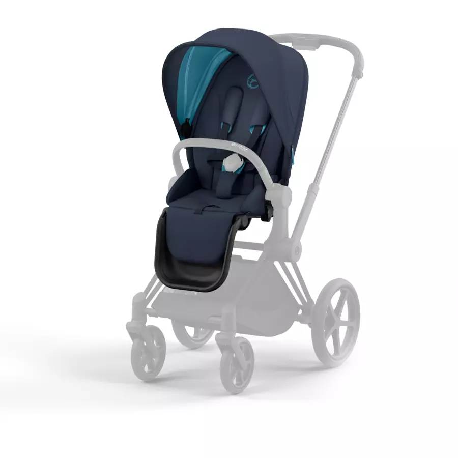 cybex PLATINUM Kombikinderwagen Priam Matt Black Dark Navy Conscious Collection