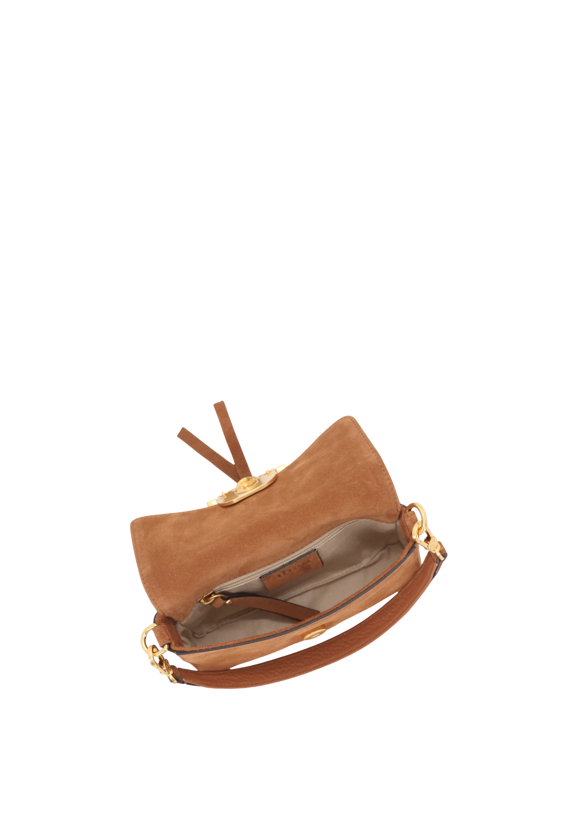 Shoulder bag TEMI Leather Suede Standard