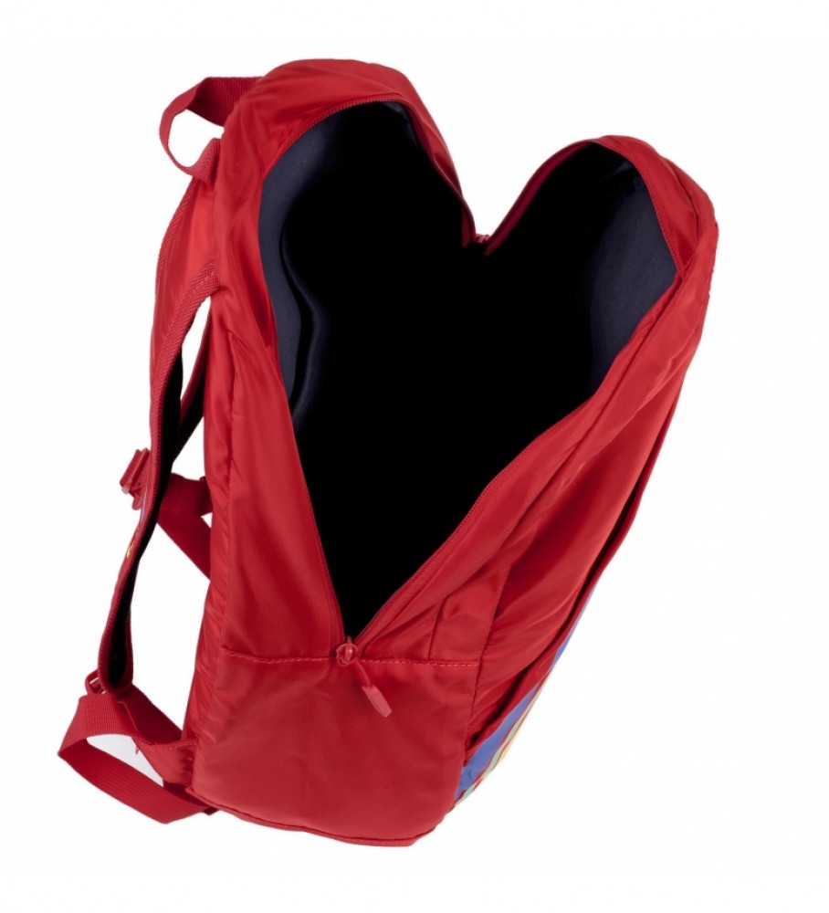 Mochila unissex Skechers com bolso interno para iPad/tablet, Ideal S912, vermelha - 48 x 31 x 18 cm -