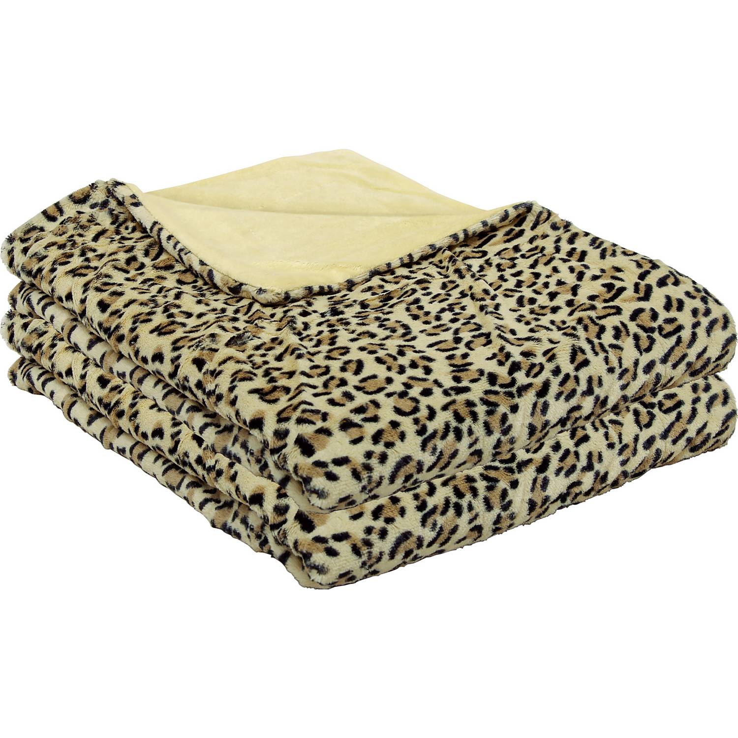 Microfaser Fleece-Wohndecke im 2er-Pack