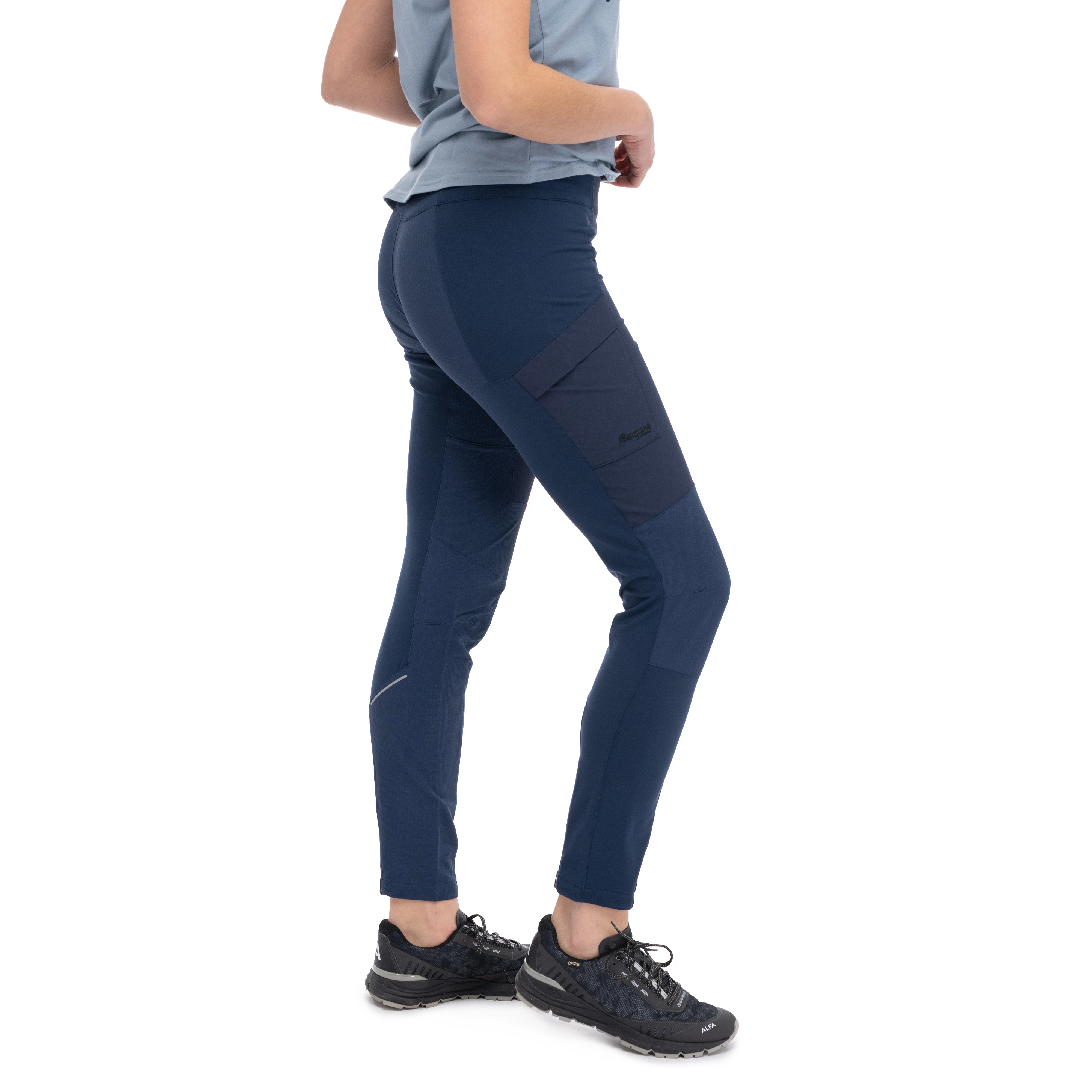 Fløyen Original Tight Pants Women Navy Blue