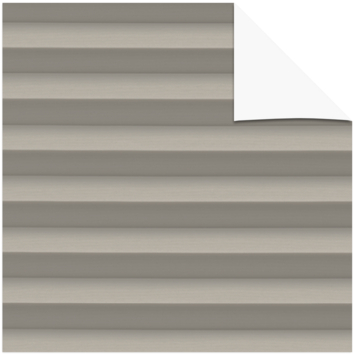 KARWEI enkel plisségordijn draaikiepraam 28609 taupe lichtdoorlatend op maat