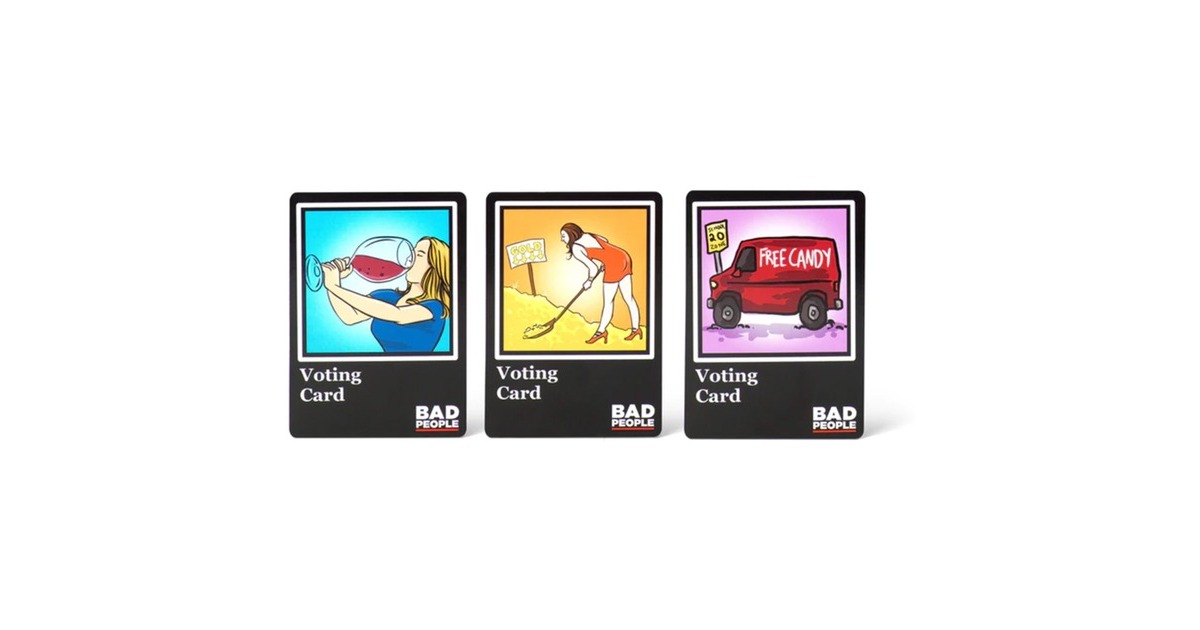 European Player NetworkBad People Partyspel  (Engels, 3 - 10 spelers, 20 - 60 minuten, Vanaf 17 jaar)