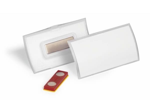 Durable 825919, Merkeholder, Portrett, Polypropylen (PP), Gjennomsiktig, 40 mm, 7,5 cm