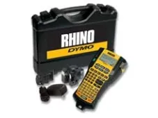 DYMO Rhino 5200 - Hard Case Kit - etikettemaskine - S/H - Rulle (1,9 cm) - skærer - gul