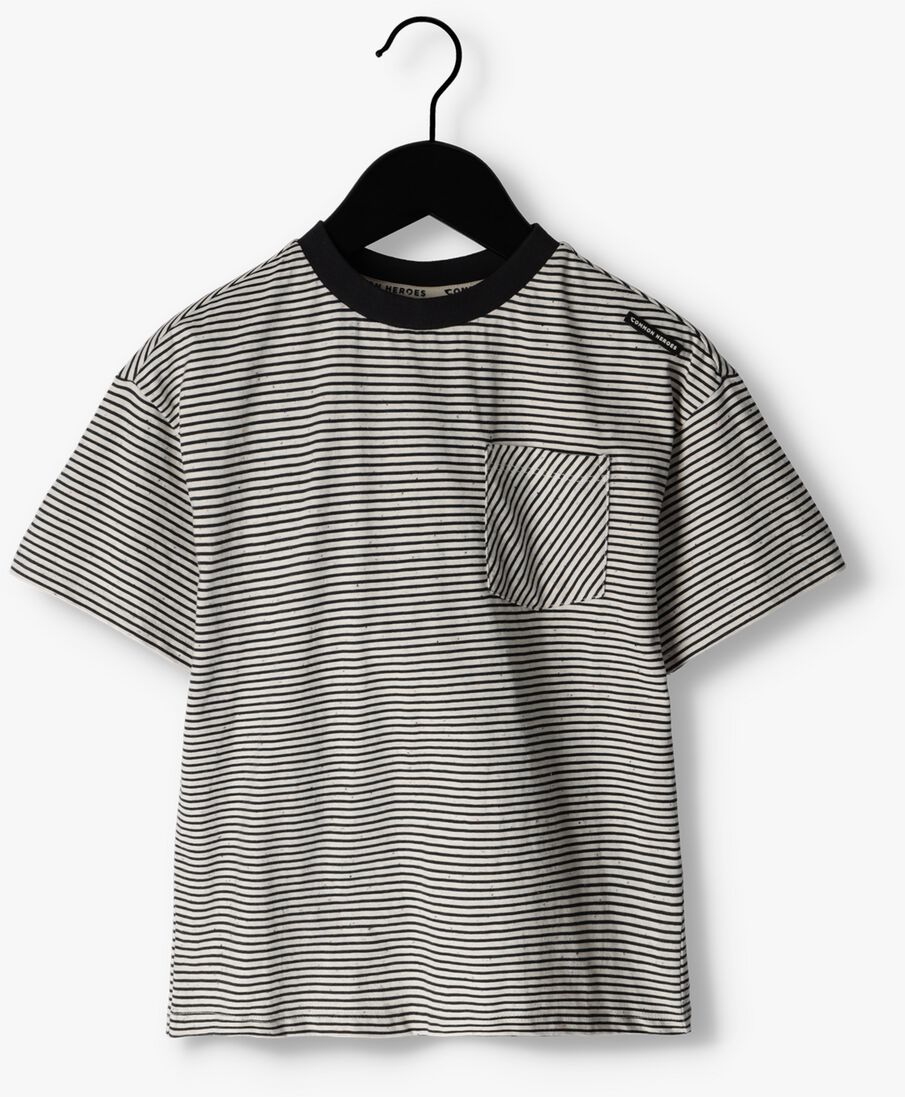 COMMON HEROES zwarte common heroes t-shirt 2311-8429-090