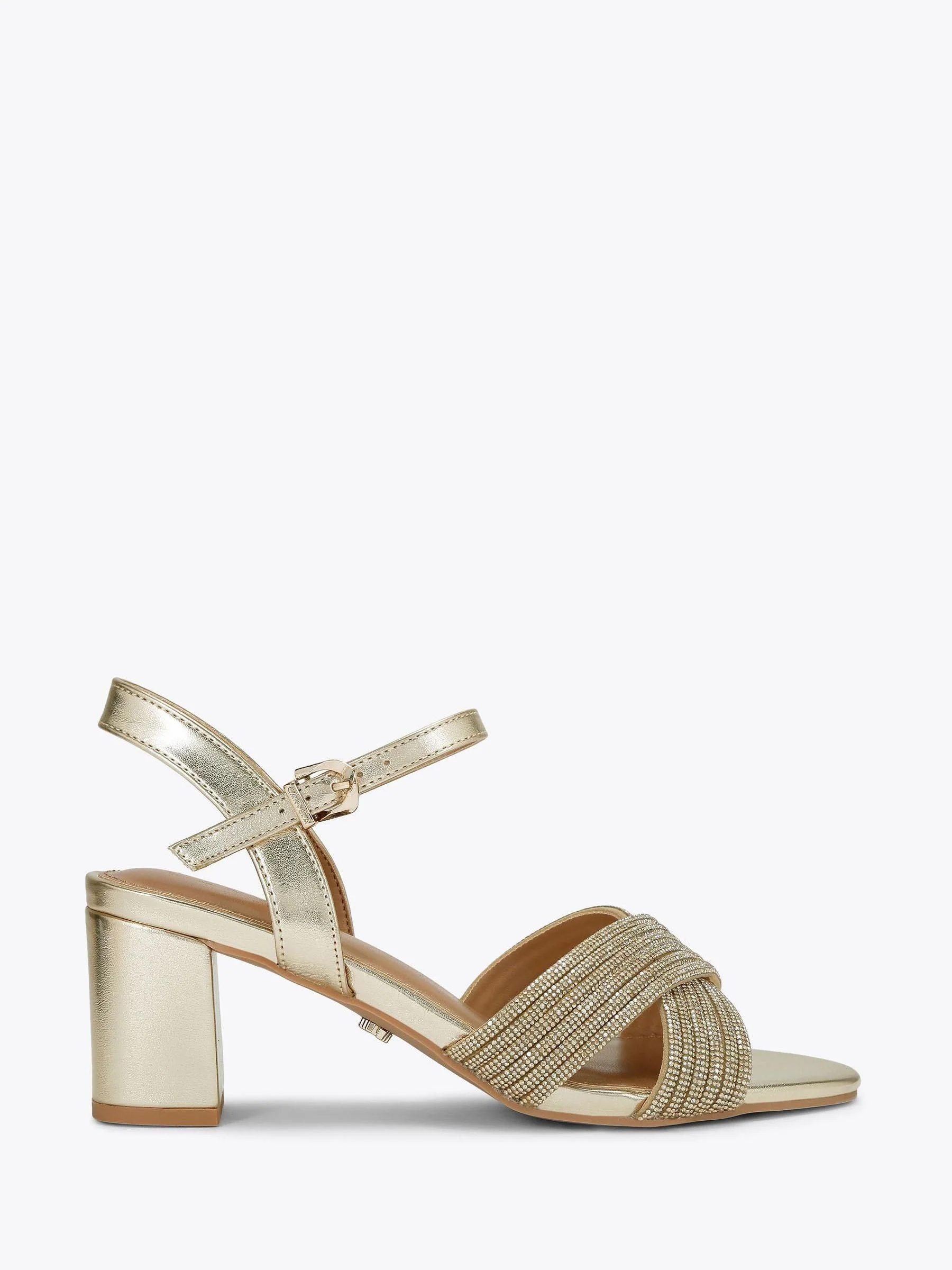 Goud - Carvela Divine Block Sandals