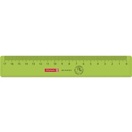 BRUNNEN Lineal, 17cm, sortiert