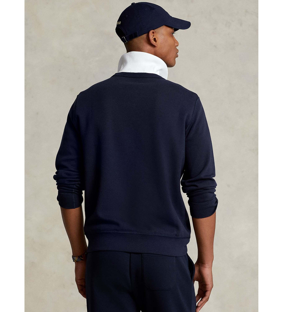 Suéter Ralph Lauren azul marinho de manga comprida