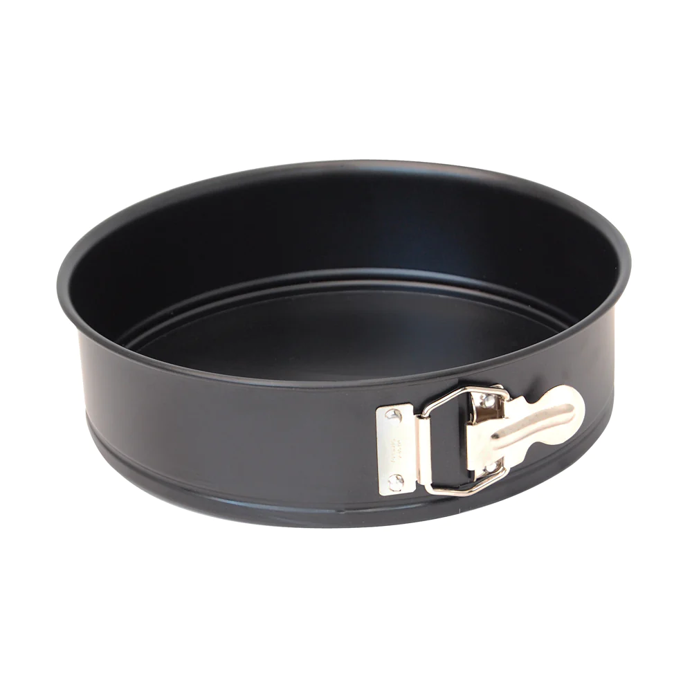 Moule à manqué à charnières 28 cm rond en acier antiadhésif De Buyer