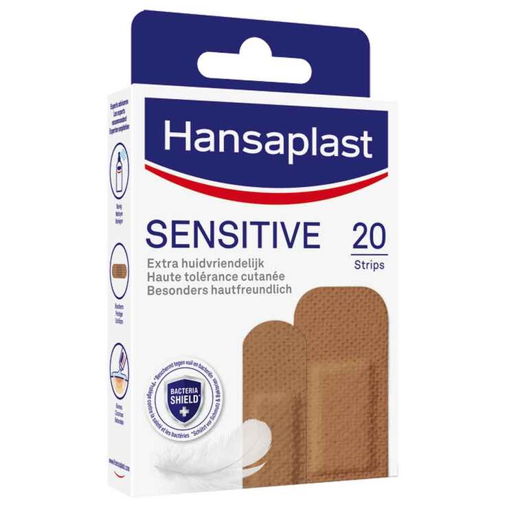 Hansaplast SENSITIVE Pflasterstrips Hautton medium, 20 St