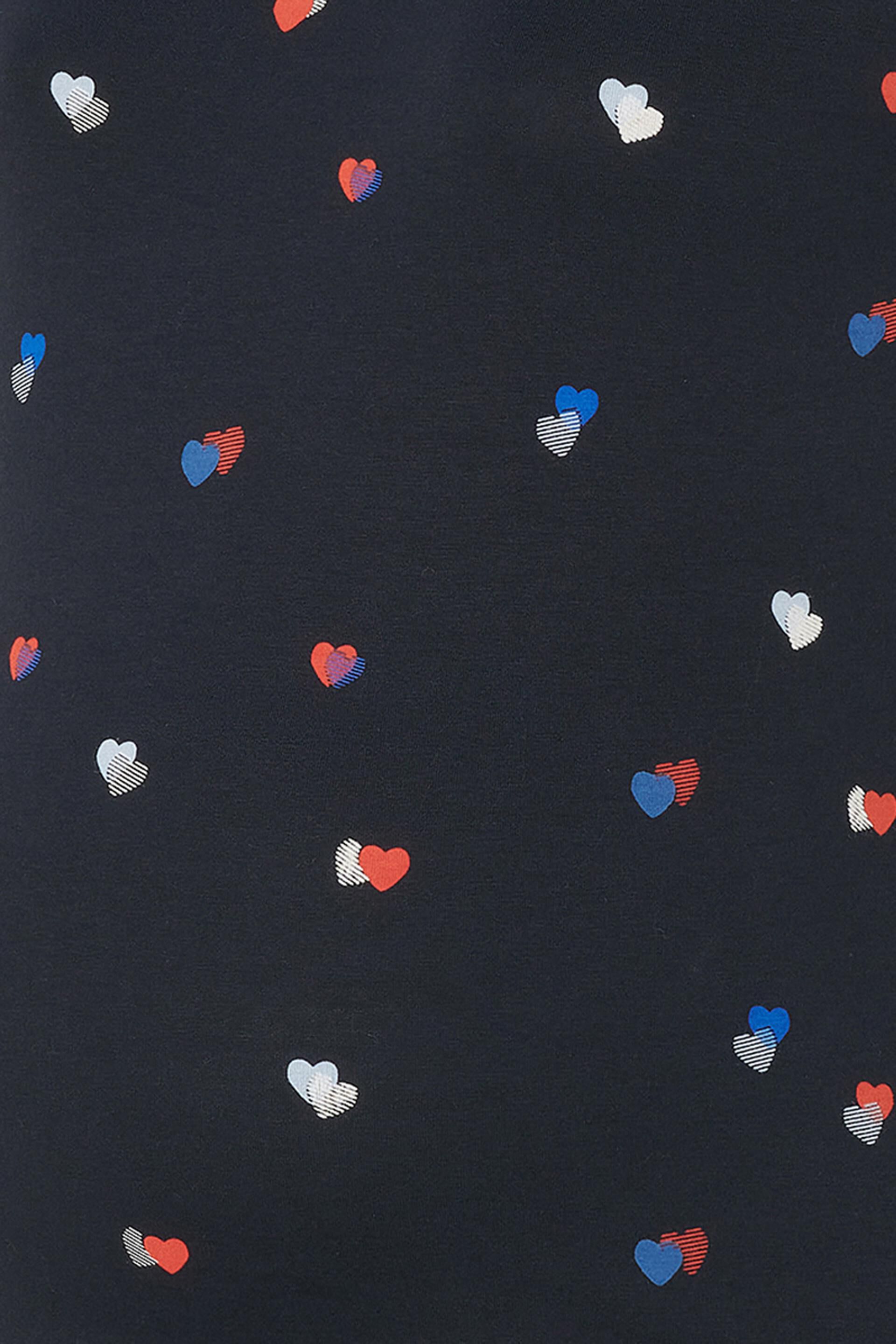 T-shirt à imprimé cœurs