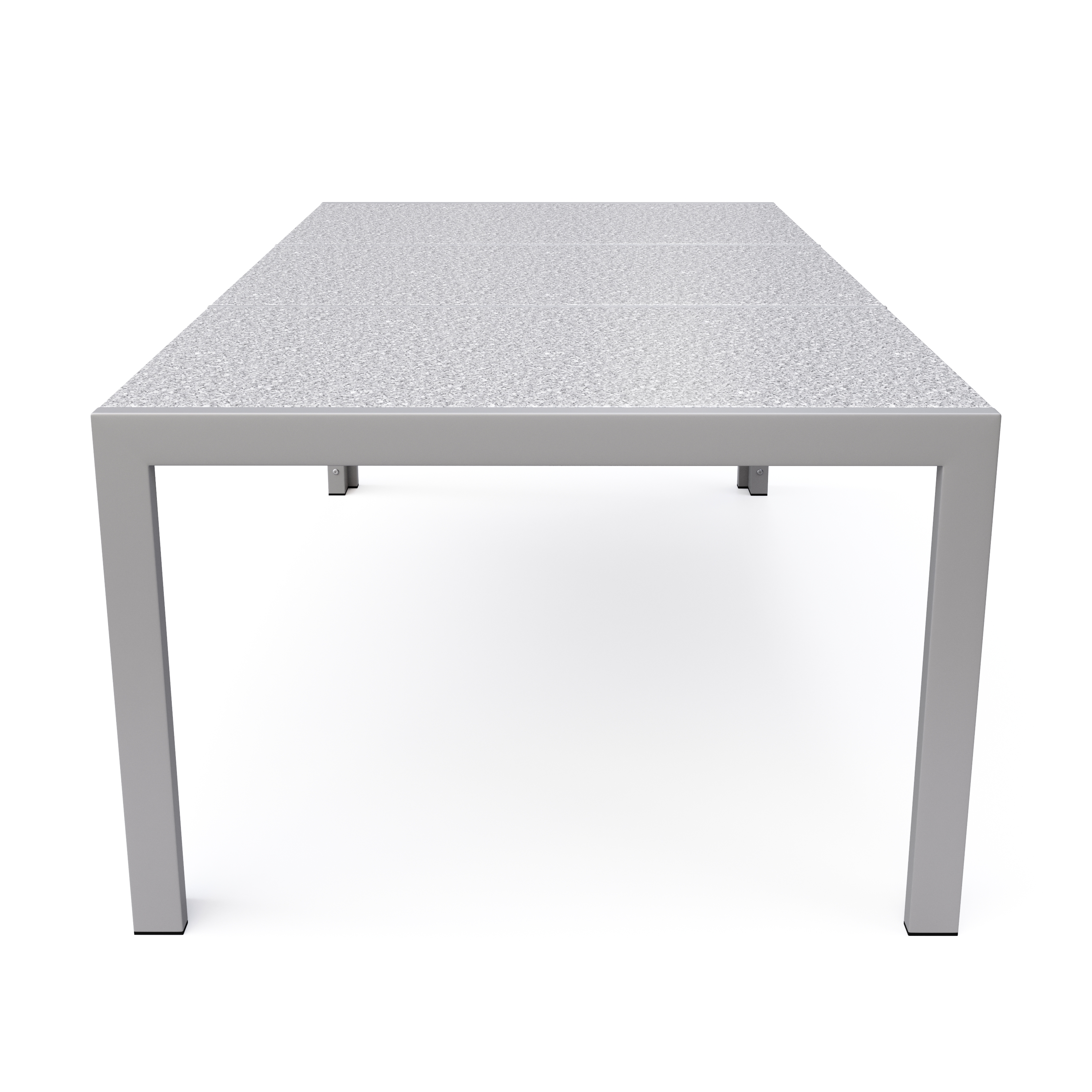 Granittisch 190 x 95 x 75 cm grau