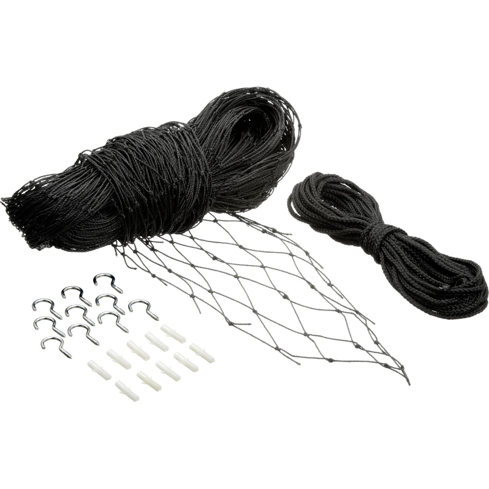 Filet de sécurité sekura noir 4 x 3 mètres pour chat