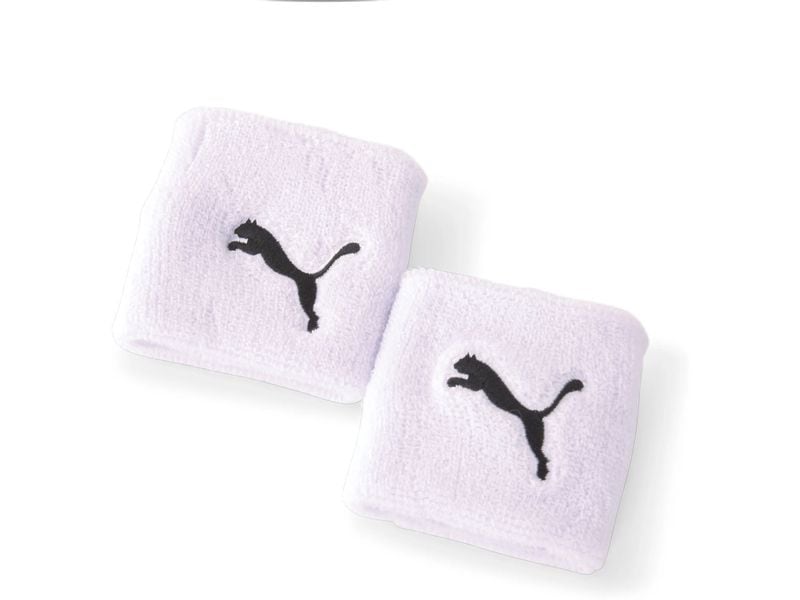 PUMA Cat Wristband Weiss Schweissband