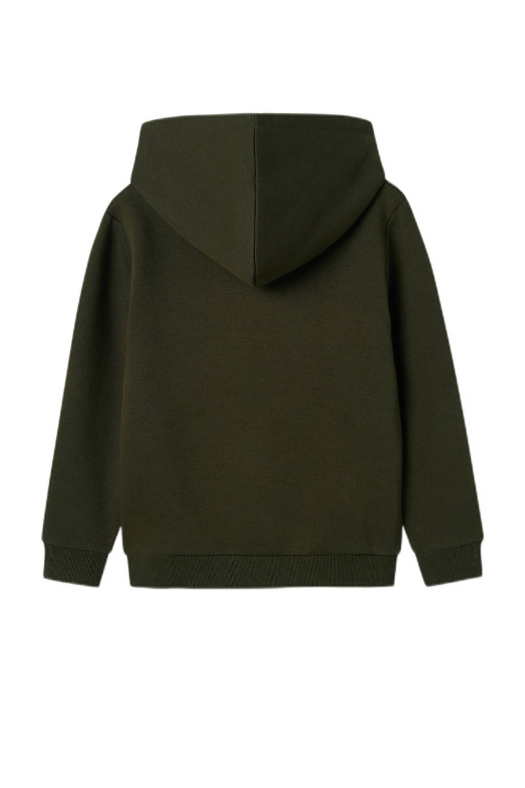 NAME IT hoodie met tekst groen
