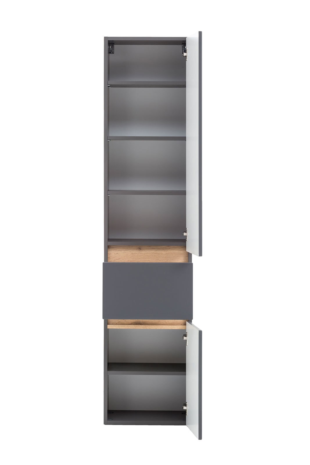 Bad-Hochschrank BRÜGGE grau
