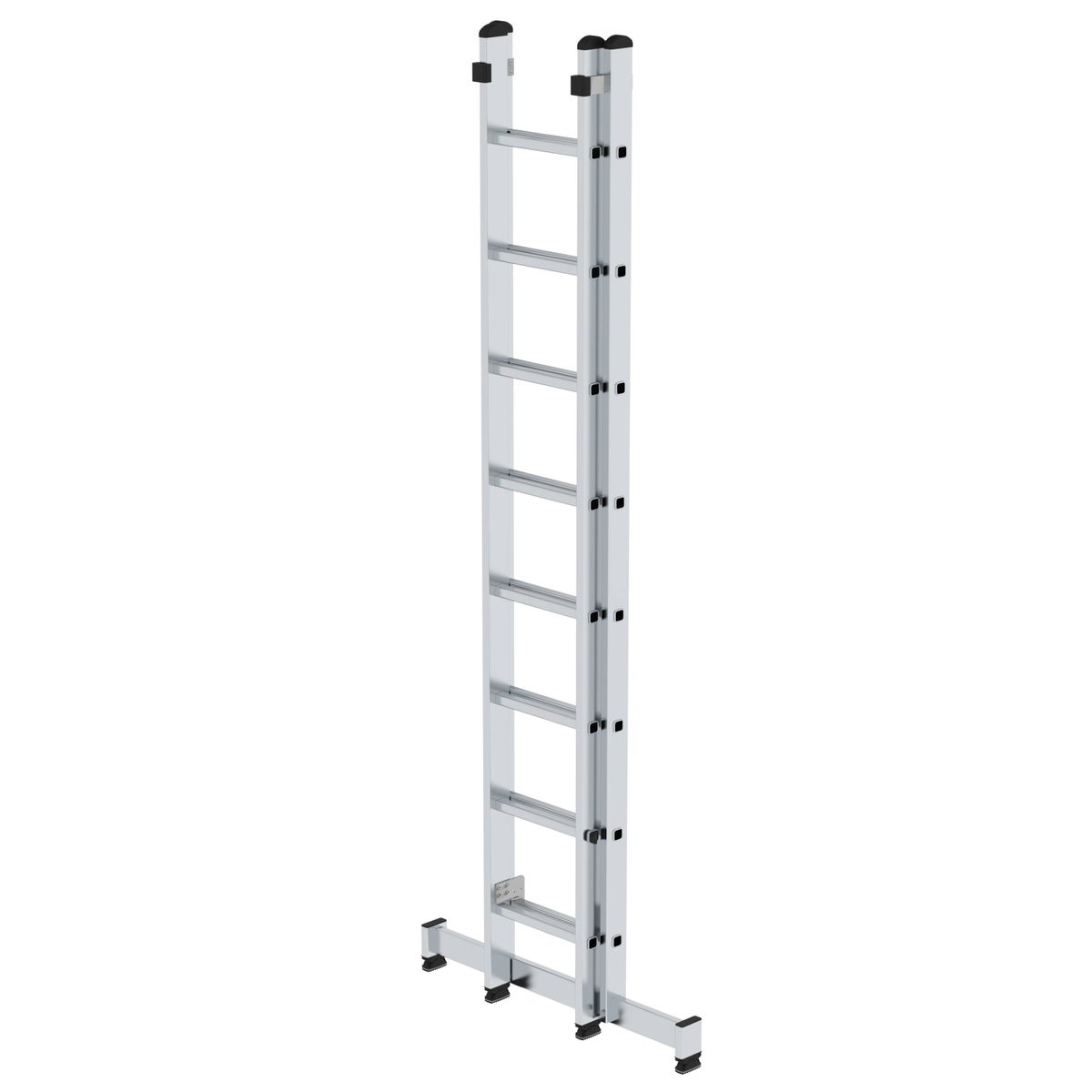 PROREGAL 2-delige sportschuifladder met dwarsbalk, 2 x 8 sporten