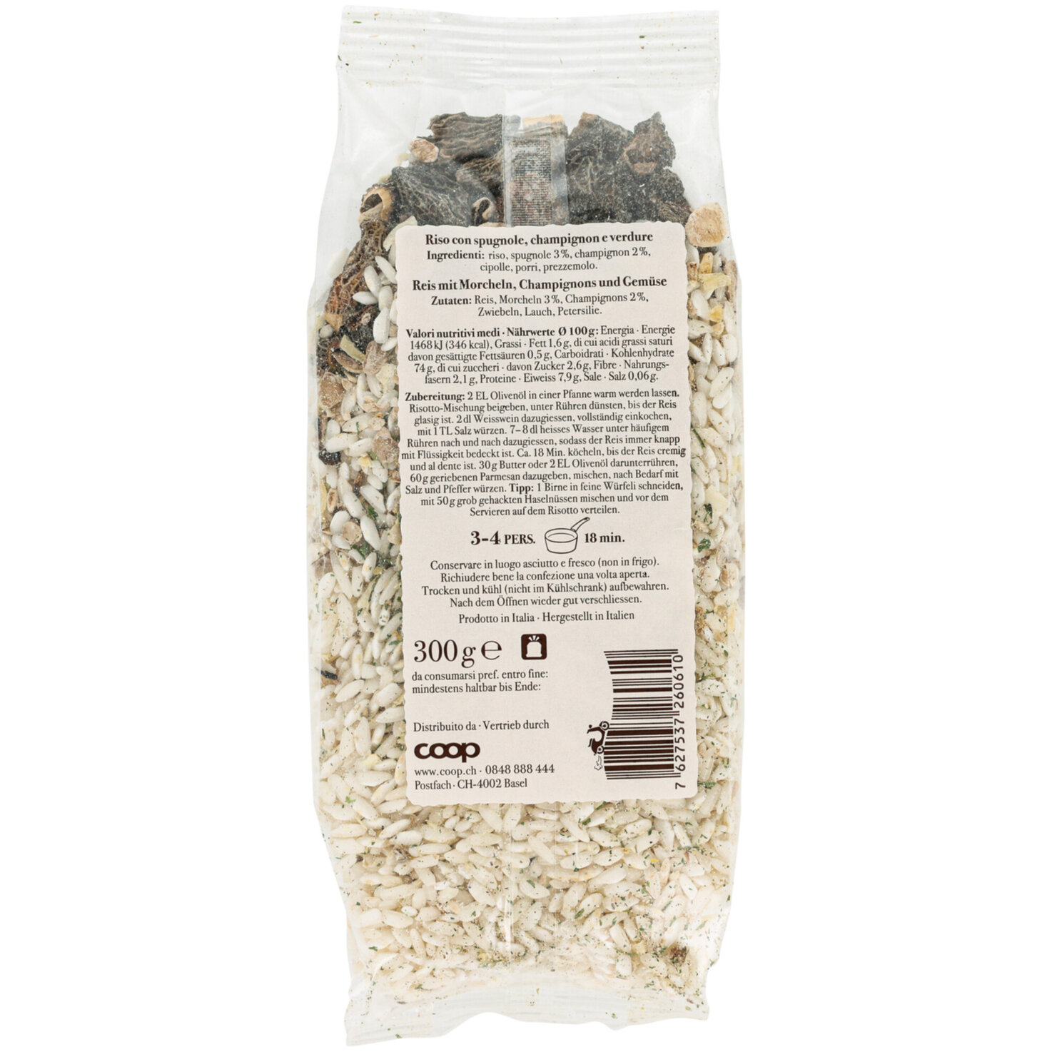 Sapori d'Italia Risotto Spugnole
