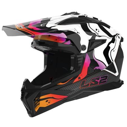 Casque cross LS2 MX708 FAST II WASH 2024 - Blanc