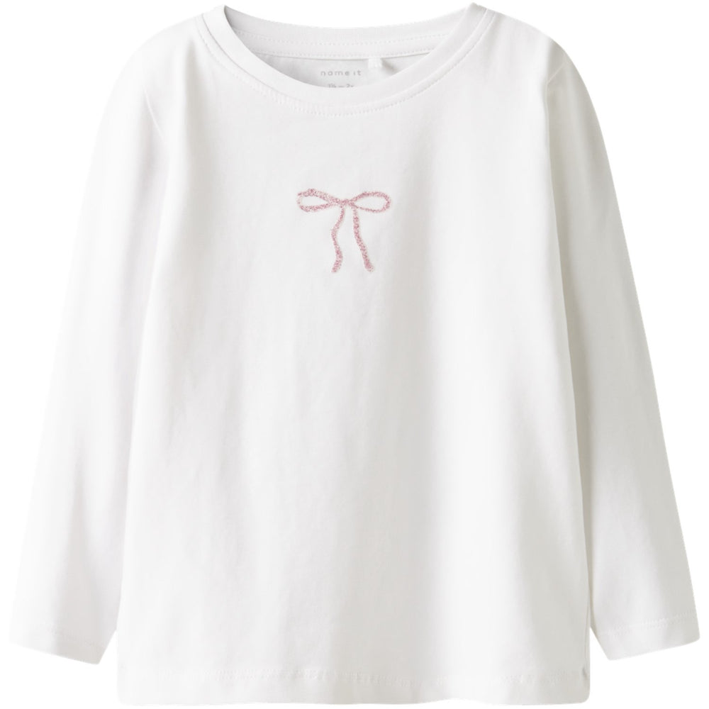 Køb Name It Bright White Nmfrosita Ls Top Box