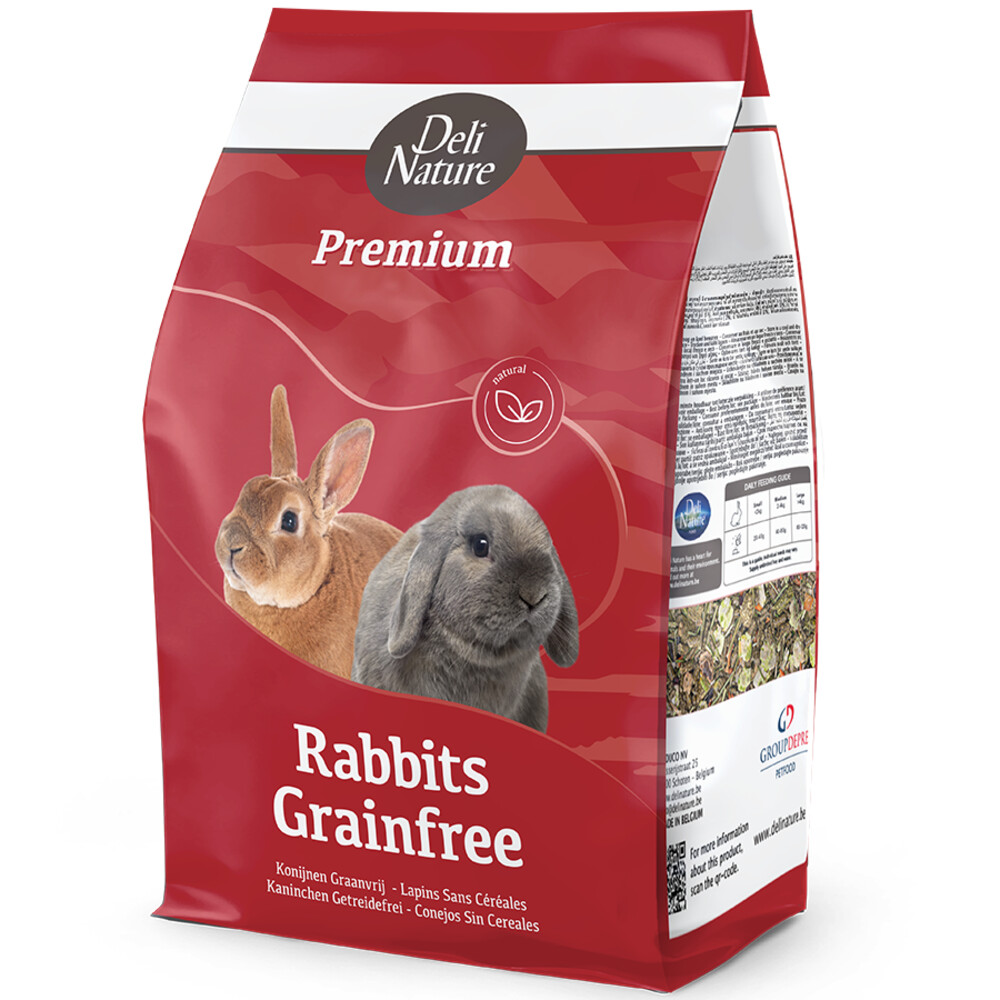 Deli Nature Premium Konijnenvoer Graanvrij3 kg