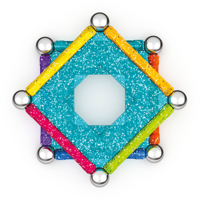 Geomag Glitter Panels Byggesett 22 Deler