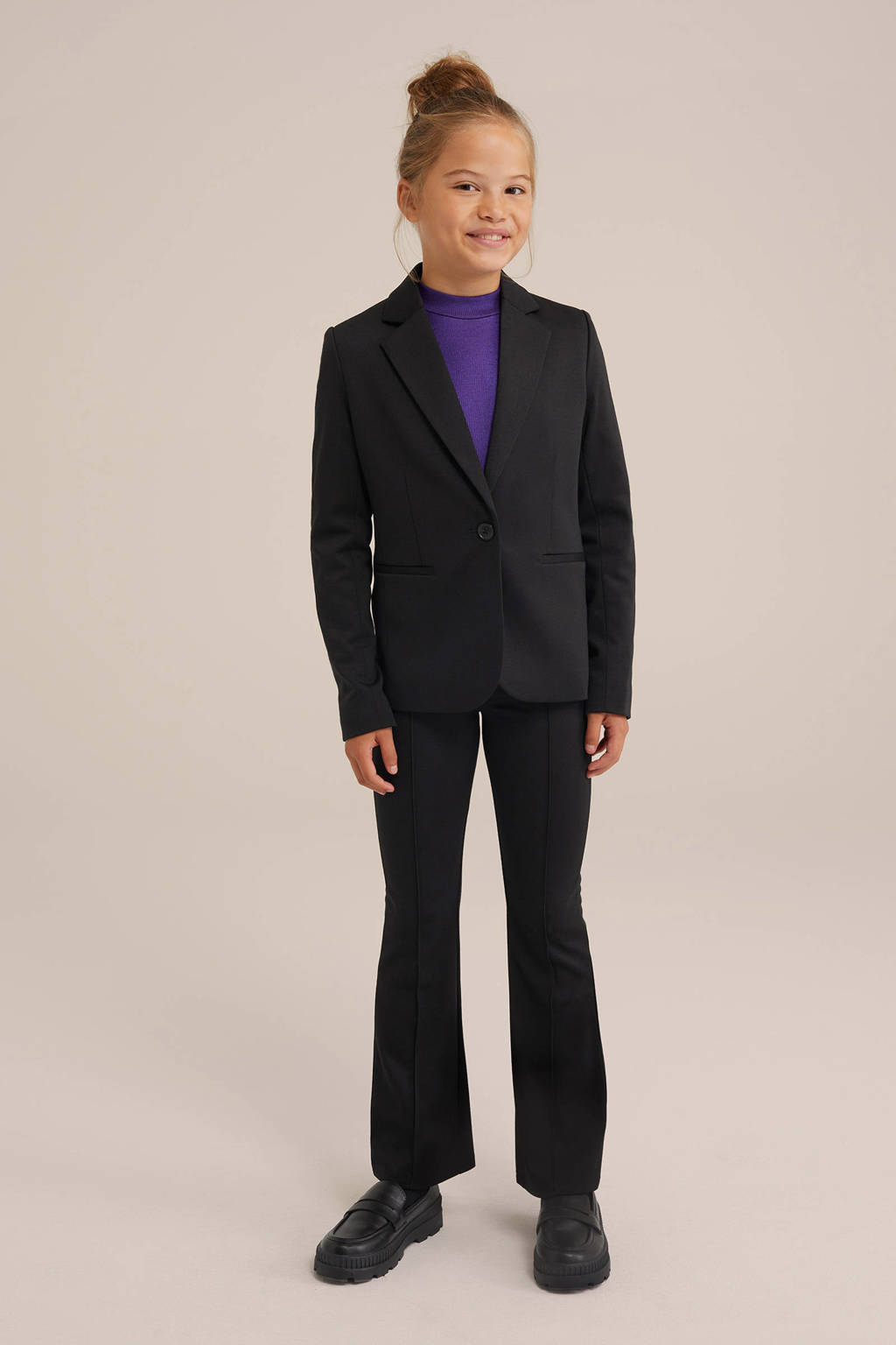 WE Fashion blazer zwart