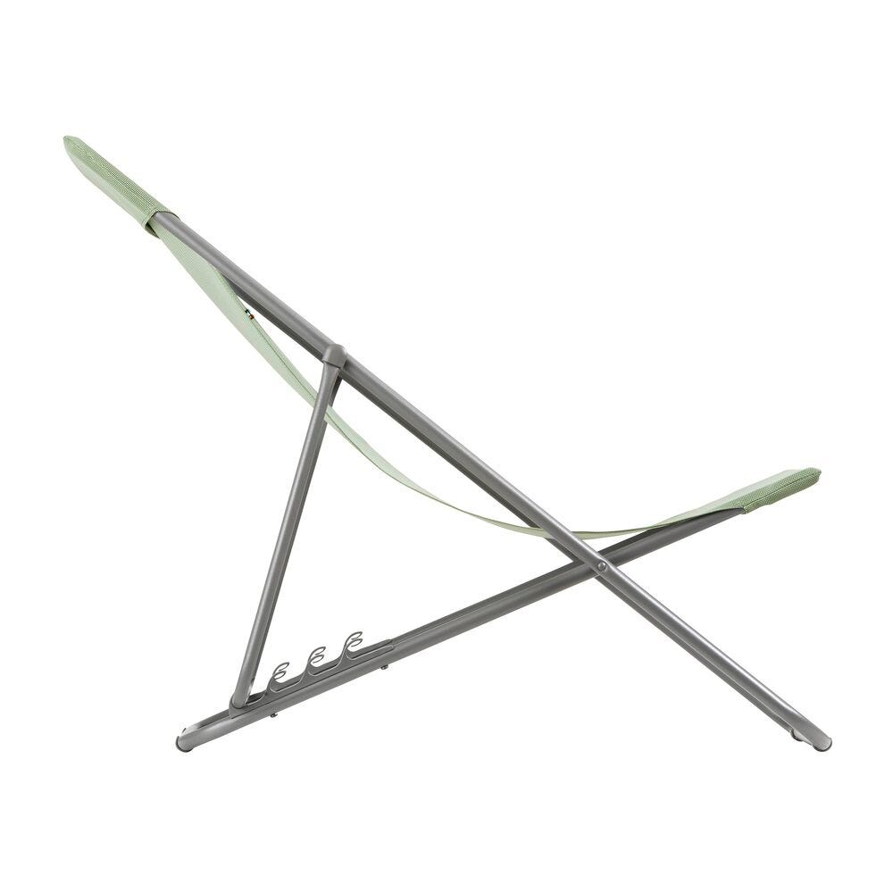 Mehrpositions-Klapp-Liegestuhl - Breite 52cm Transatube 2 Batyline® Iso Grün Moss