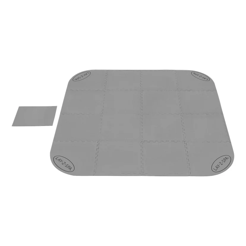 Markbeskyttelse for spabad og basseng 17 deler 196x196 cm