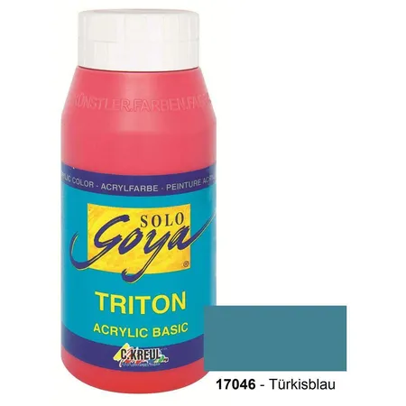 SOLO GOYA Triton Acrylic Türkisblau 750 ml