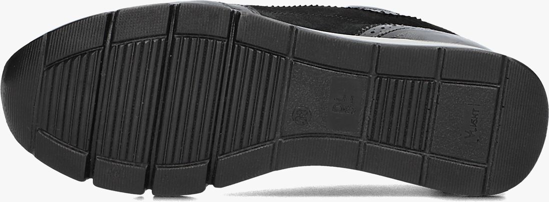 zwarte dl sport lage sneakers 6719