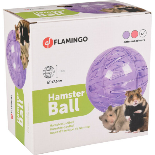 Boule d'exercice Neon Flamingo pour hamsters