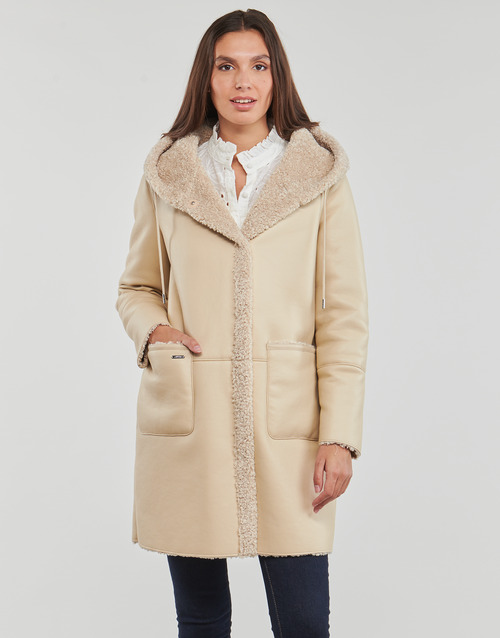 Guess - CLARA HOODED PARKA - Beige