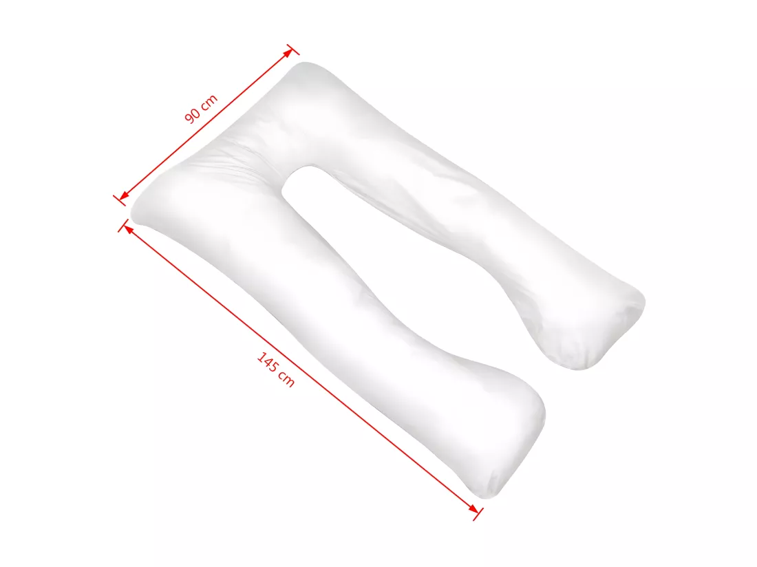 Coussin de grossesse 90x145 Blanc