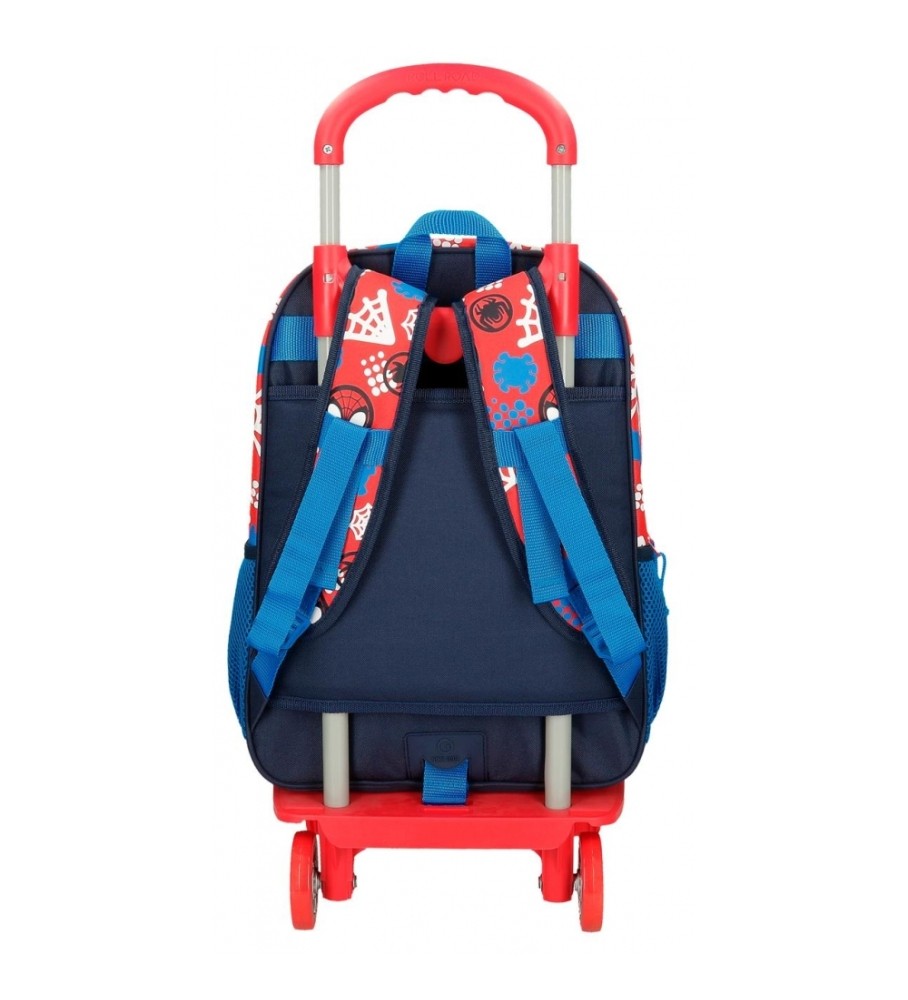 Joumma Bags Mochila Escolar Spidey and friends 40cm con carro rojo