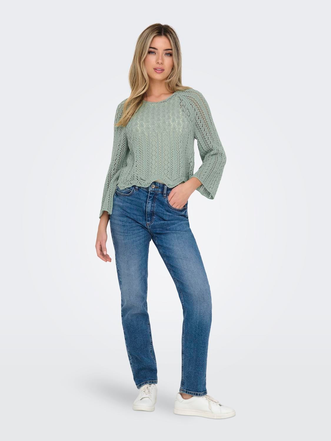 ONLNOLA Strickpullover Jadeite