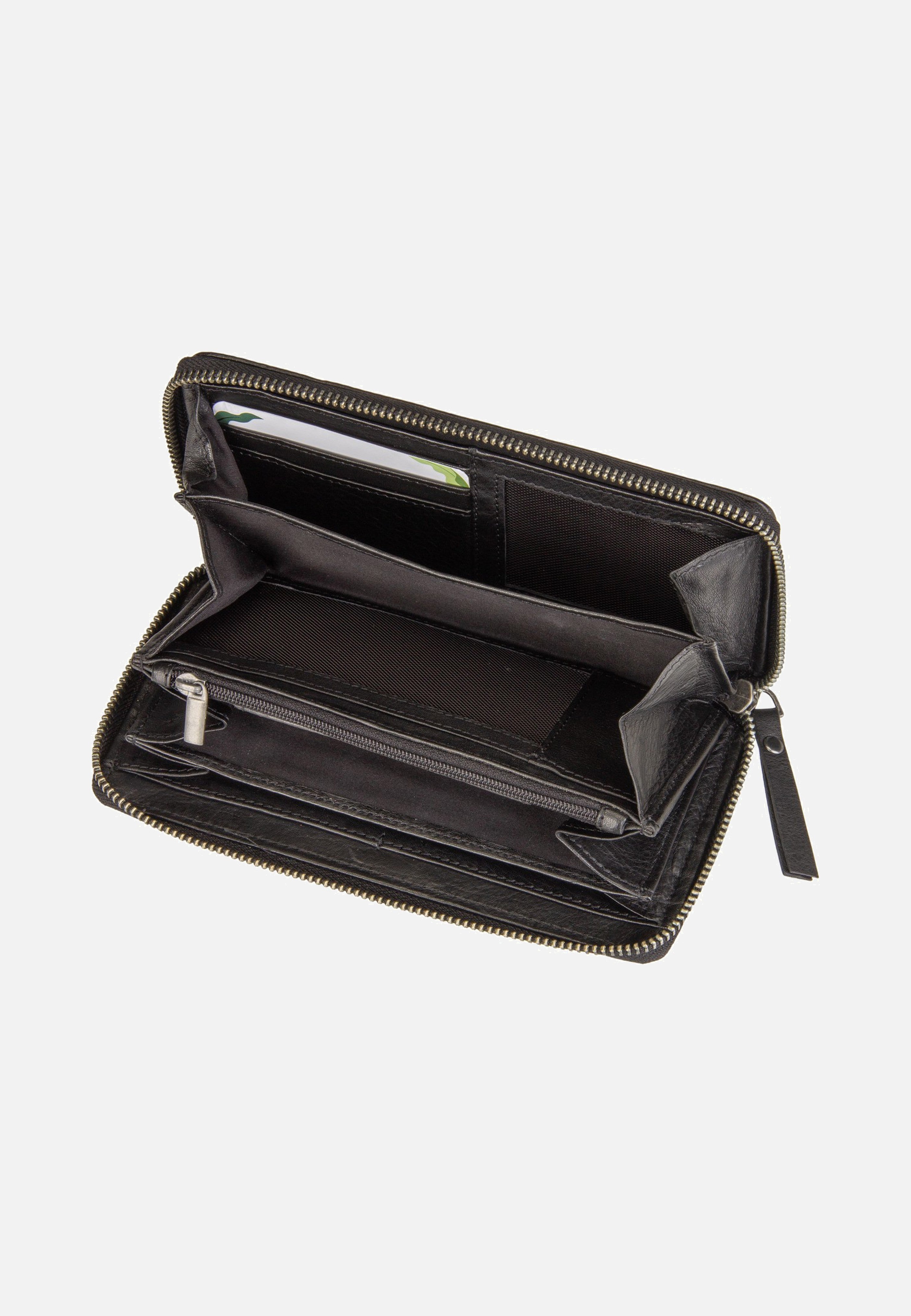 Colombiana Rv-Damenbörse Lang RFID Black - Portemonnaie