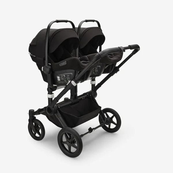Carrinho de Bebê Duplo Bugaboo Donkey 5 2 em 1 Preto/Taupe Deserto, Taupe Deserto
