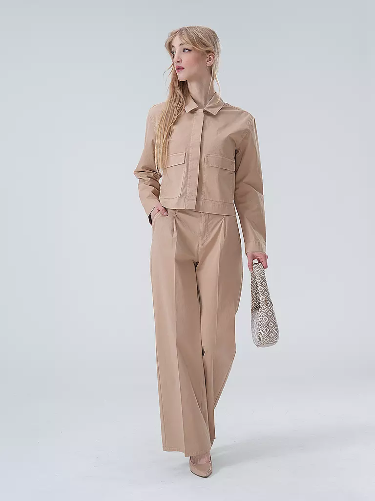 COMMA IDENTITY Marlenehose beige