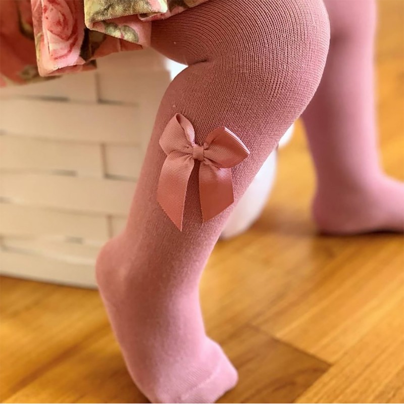 Condor Condor collants avec noeud rose pâle