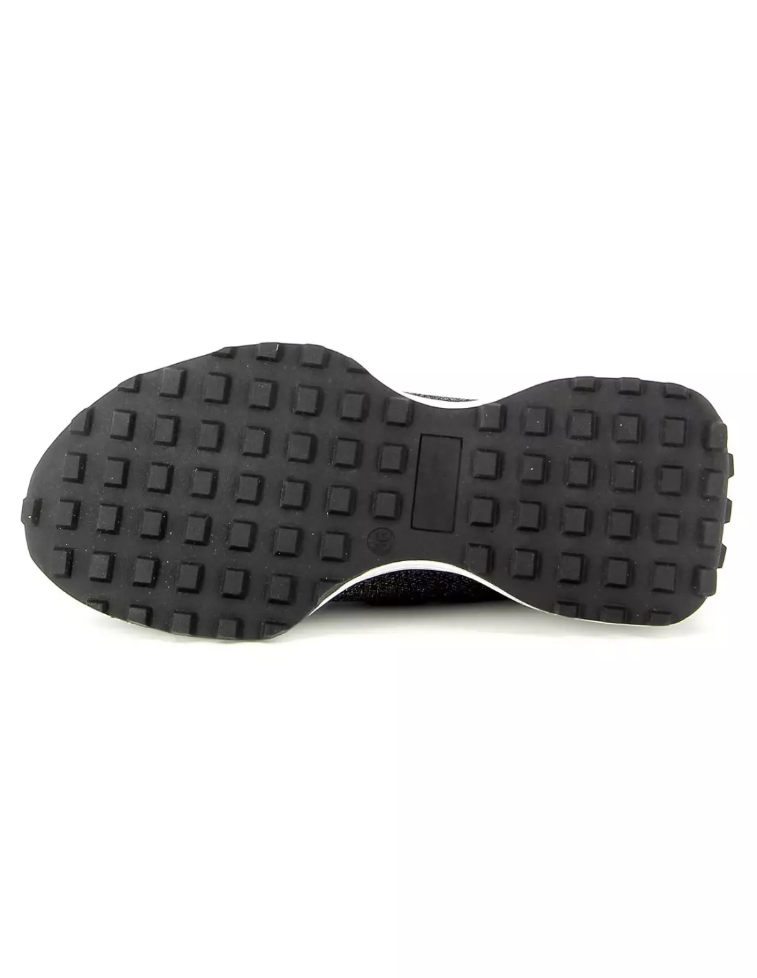 REQINS IMPALA CROCHET LAME - Baskets Noir
