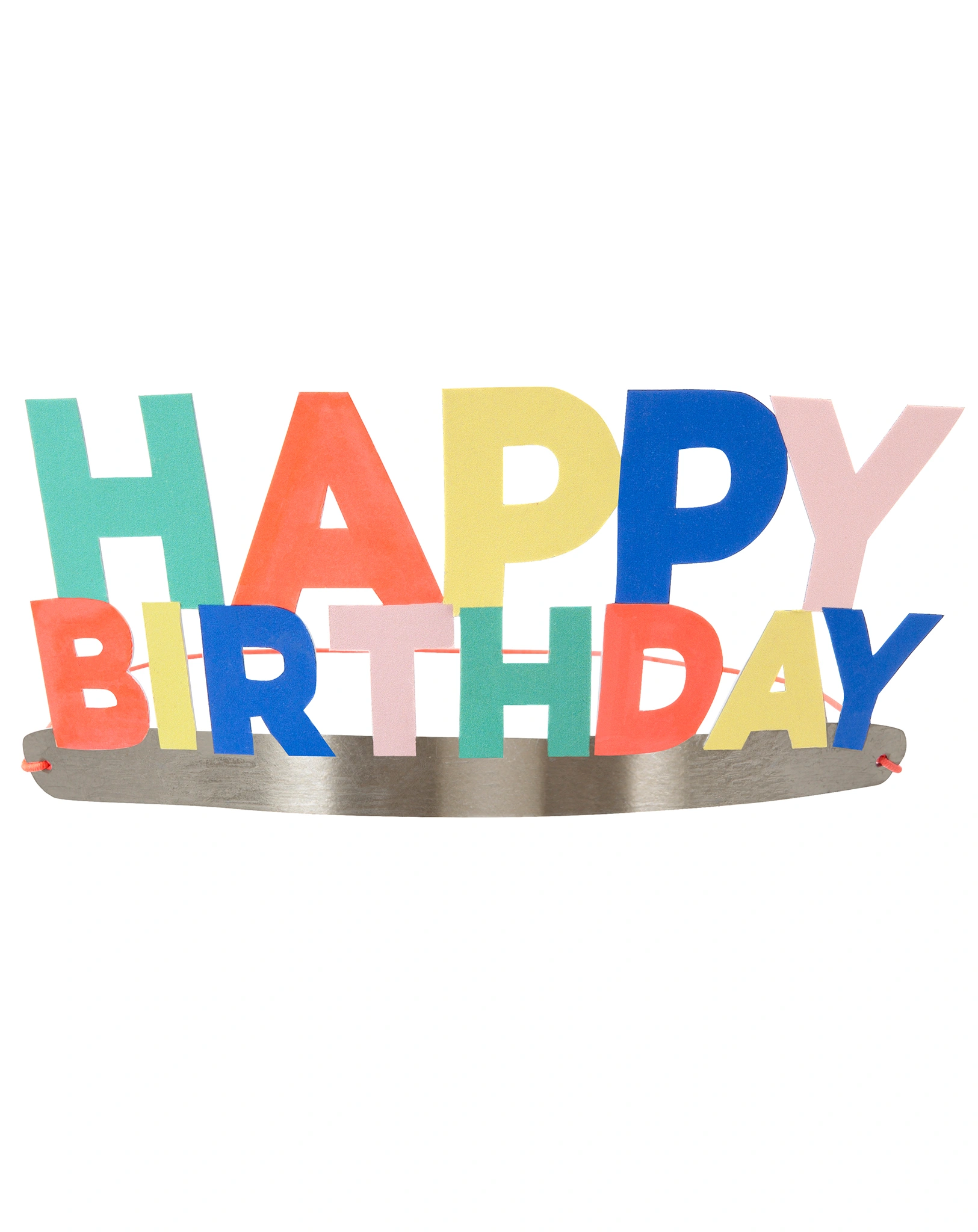 Partyhut HAPPY BIRTHDAY CROWNS 8er-Set