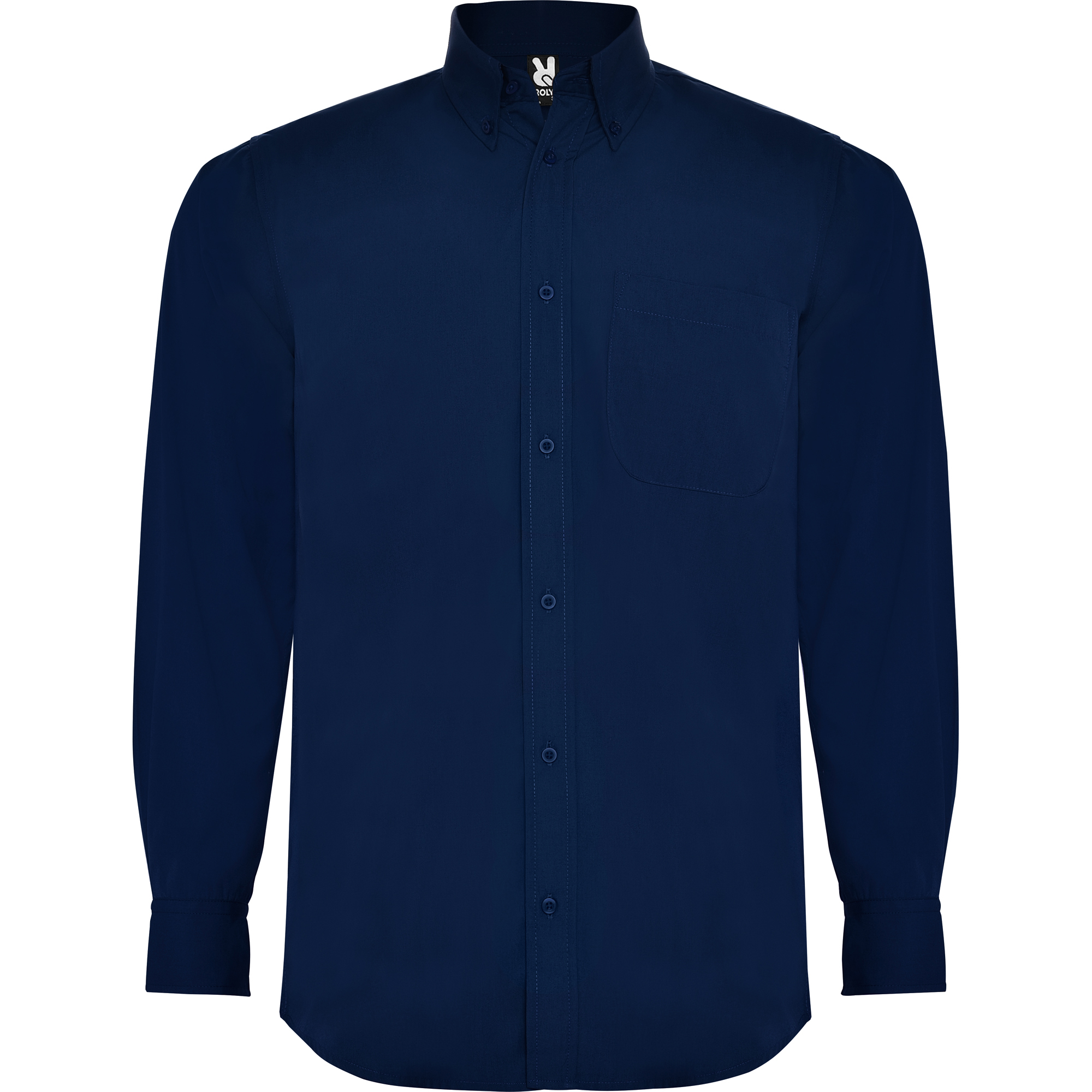 Roly CM5504 - AIFOS L/S Chemise à manches longues et col classique avec un bouton amidonné