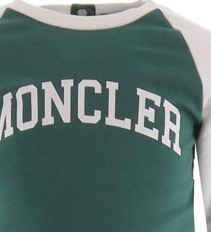 Moncler Sweats?t -  Grøn/Hvid