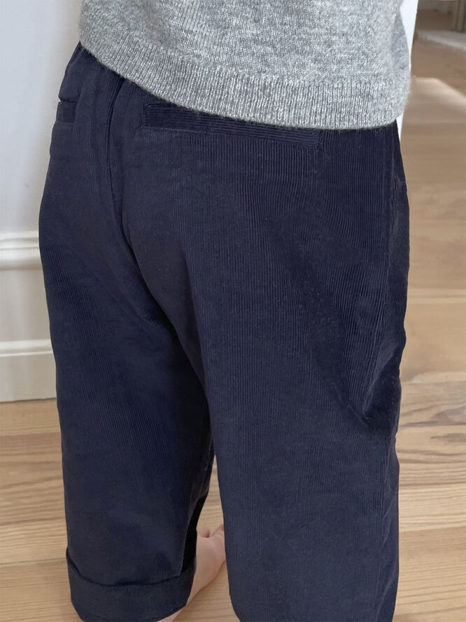 Magasin du Nord Collection Etna 1 baby pants GOTS Navy blazer