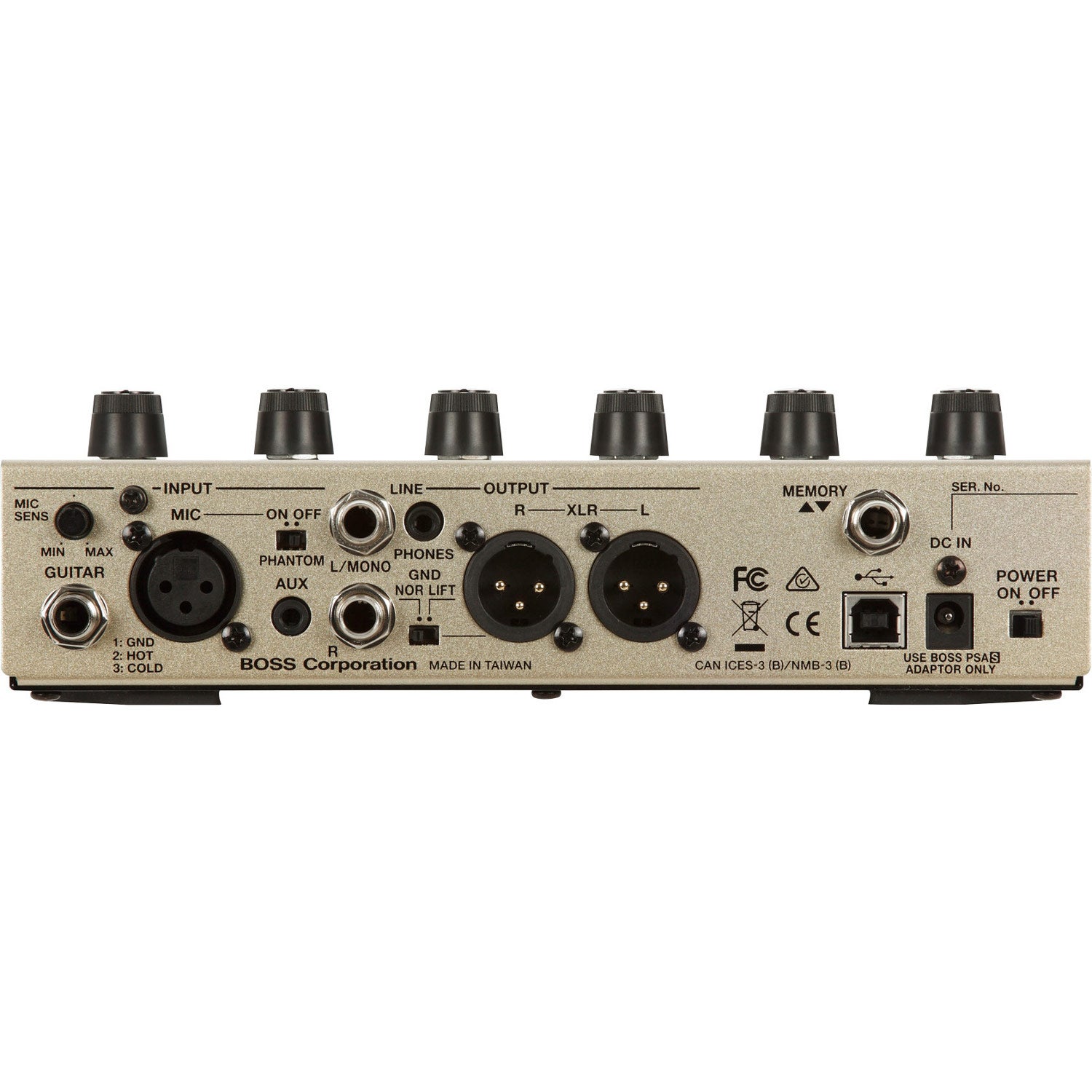 Boss VE-8 Acoustic Singer effectpedaal voor zingende gitarist
