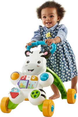 Fisher-Price - Gåvogn - Aktivitetsvogn Til Baby - Zebra